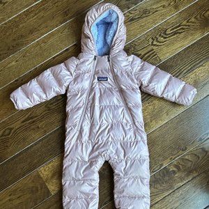 Patagonia Infant Hi-Loft Down Sweater Bunting/Light Pink/6-12m